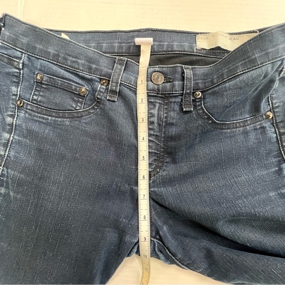 Rag & Bone Ankle Zip Mod Rise Skinny Dark Wash Jeans Size 29 excellent condition - Picture 8 of 9